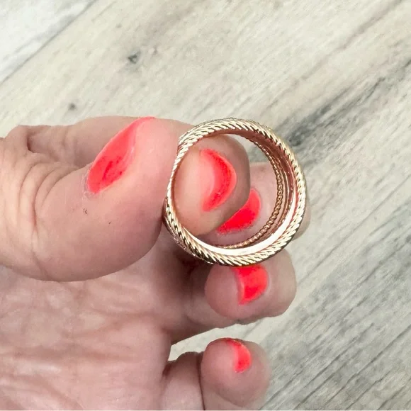 Mixed Metal Stackable Rings - Picture 3 of 6